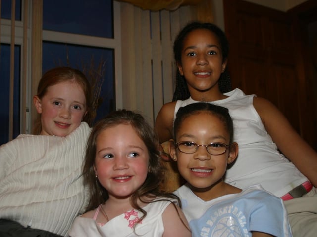 Party celebrations back in April 2004.