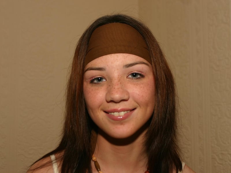 Laomi Donnelly pictured on her 13th Birthday Party at home. 6938dd : Parties in Derry in July 2005.