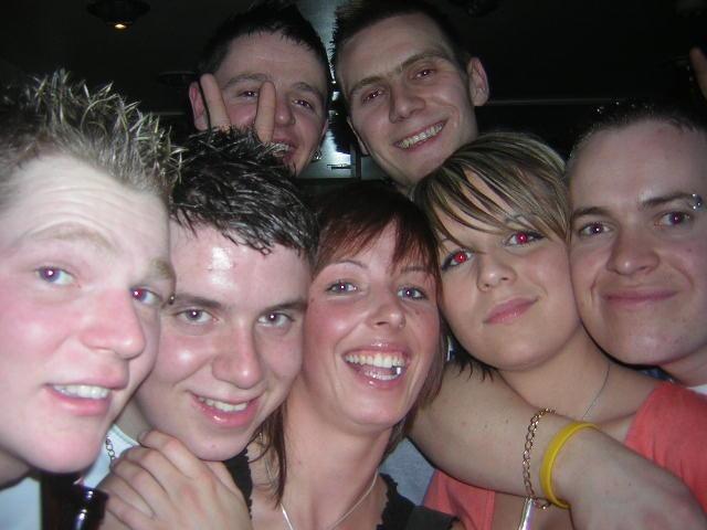 Enjoying a night out in Derry city centre and catching the Ulsterbus nightbus home back in April 2005.