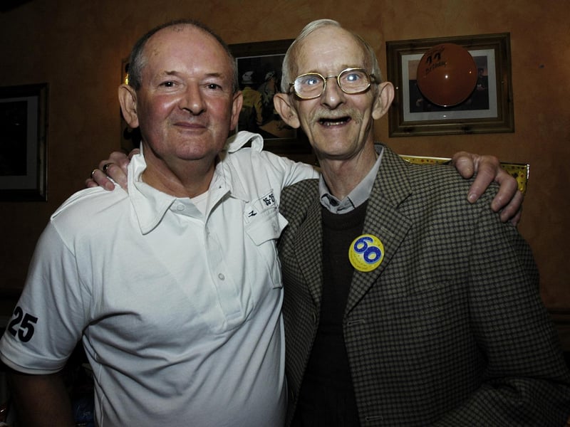 Pat pictured with his brother James. : .