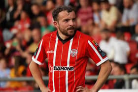 Derry City winger Paul McMullan. Photo: George Sweeney. DER2327GS - 033