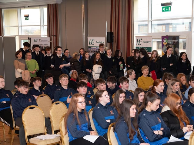 At the HSE & IDP Health, Social Care Recruitment & Education Fair in Inishowen Gateway Hotel on Tuesday last. Photo Clive Wasson