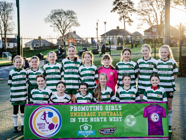 Cockhill Celtic, winners of the inaugural North West U12 Charity Cup at Ulster University's Duncreggan Road pitches. (Photo: Rodi Jeerasoo)