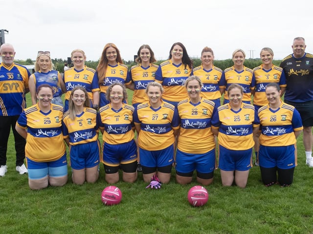 The Limavady Wolfhounds Ladies pictured before Saturday's Ulster Ladies Blitz at Beart GAC.