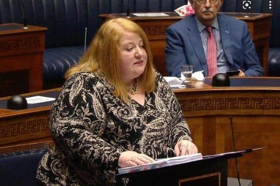 Justice Minister Naomi Long