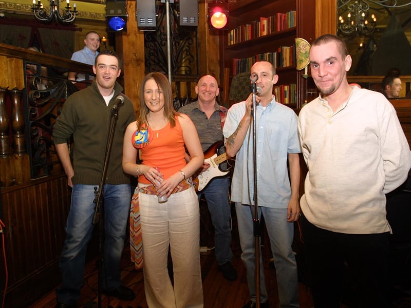 Vinny Hegarty, Mary O'Doherty, Sal, Dex, Chris Cassidy.