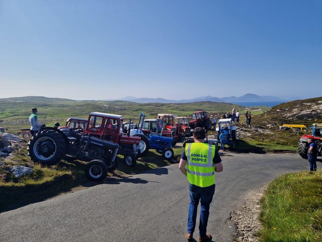 Overseeing the parking operation at Malin Head.