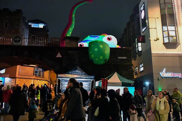 Revellers, performers and early contenders for the best Halloween costume converged on Derry’s city centre for the opening of the 2024 Halloween festivities. Photo: George Sweeney