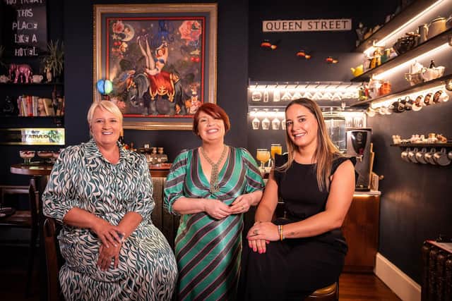 Harrison Chambers of Distinction owner, Melanie Harrison pictured with British Business Bank Senior Investment Manager Sue Barnard