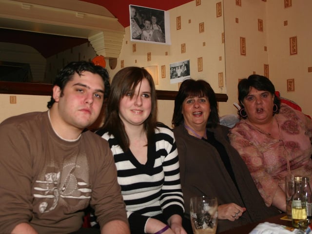 Left to right James Charleen, Mary and Mary. 2137/dd
