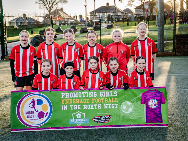 Tristar FC, trophy winners at the inaugural North West U12 Charity Cup at Ulster University's Duncreggan Road pitches. (Photo: Rodi Jeerasoo)