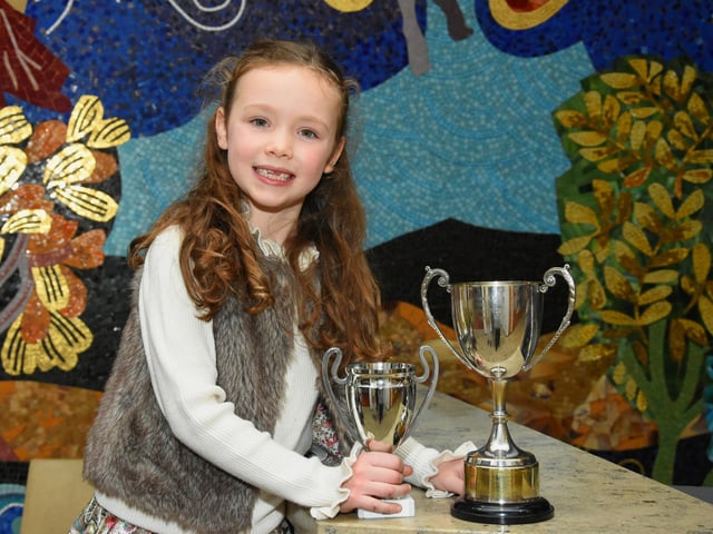 Tessa McCready who won the Seamus McDevitt Cup for her performance.