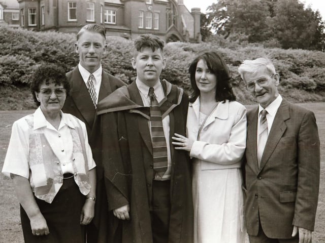 Graduates from Derry’s Magee, back in July 1995.