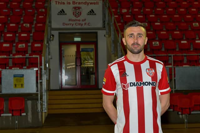 The former Candy Stripe will be back playing at Brandywell in the coming weeks.