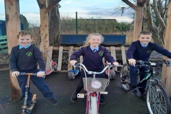 Pupils mastered basic cycling skills during Ditch the Stabilisers, while older children experienced road cycling during the led-rides.