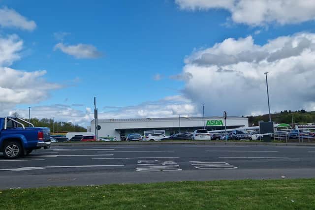 One of the charges related to the attempted theft of a TV from Asda in Strabane.