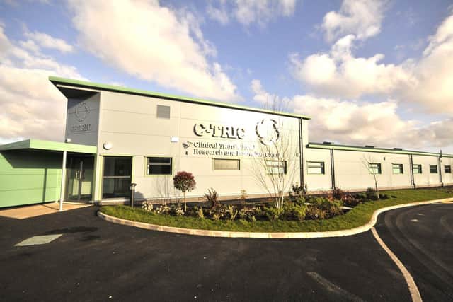 The C-Tric building at the Altnagelvin Hospital site.