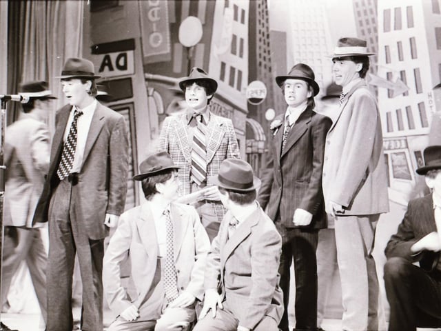 St Columb's College Musical Guys Dolls, from 1984.