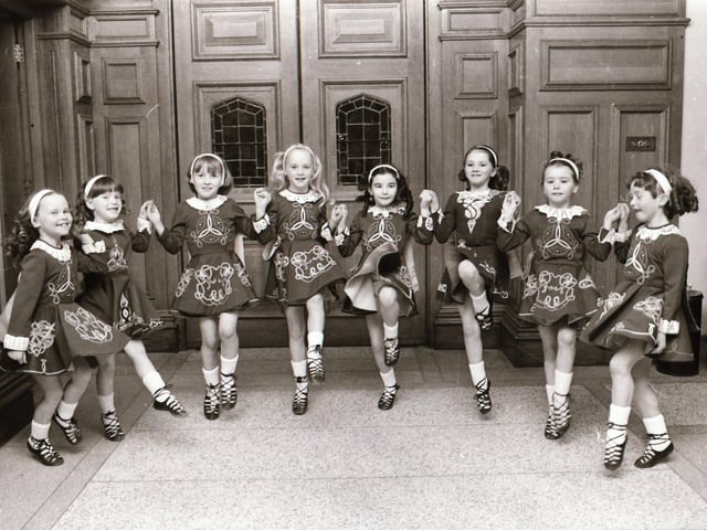 Pictured are competitors in the Derry Feis back in April 1985.