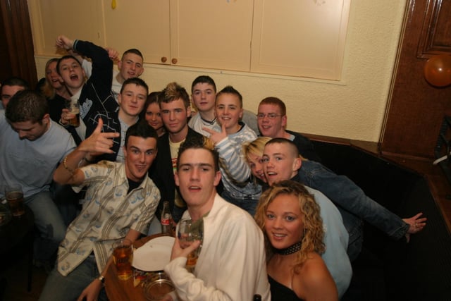Party celebrations back in 2004: Mark Coyle.