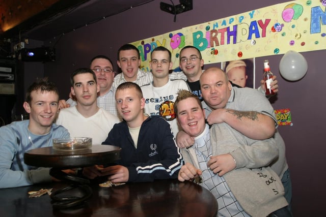 Mark Kavanagh's party celebration in 2004.