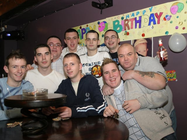 Mark Kavanagh's party celebration in 2004.