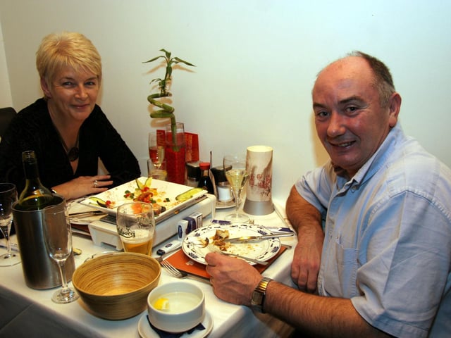 Ann and Gerry McAleer enjoy their meal at The Mandarin Palace new year celebrations 0034JML