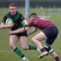 David Lapsley scored an excellent second half try against Ballymoney Photo: George Sweeney