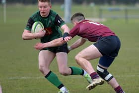 David Lapsley scored an excellent second half try against Ballymoney Photo: George Sweeney