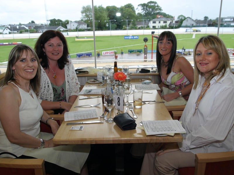 Parties and nights out in July 2004. Lifford Races