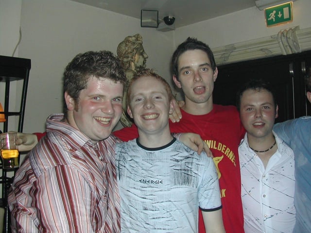 A night out in Earth Nightclub in September 2003