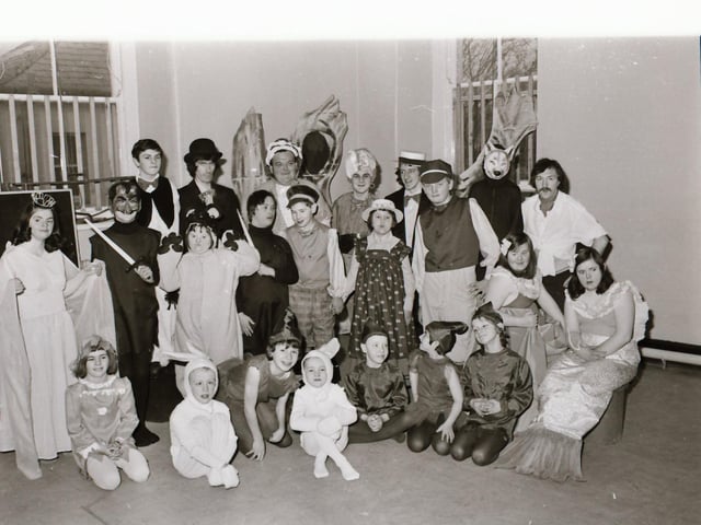 Ready for the stage at the Special Care Revue back in 1976.