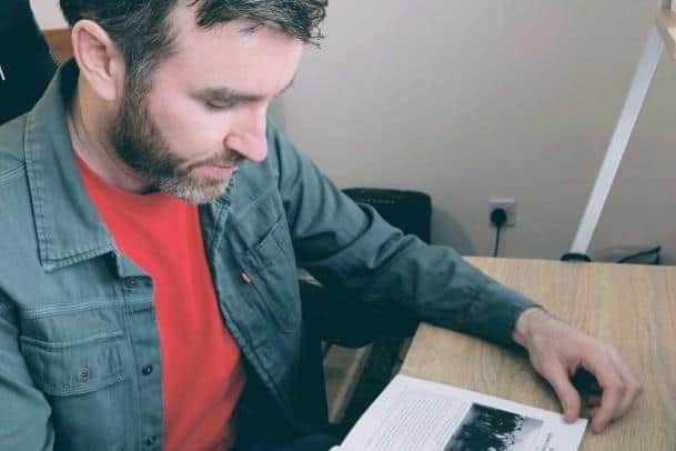 Derry journalist Garrett Hargan whose new book, A Scandal in Plain Sight, will be launched in Creggan’s Ráth Mór Centre next month.