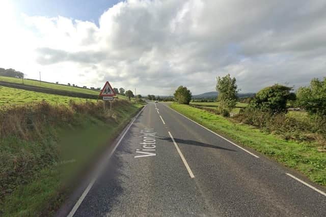 A narrow stretch of the A5 between Derry and Strabane