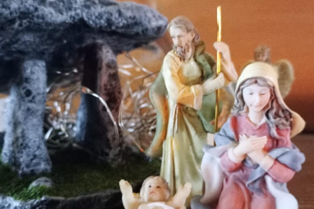 Both the gospels which feature the nativity story relate details about the Immaculate conception, with Virgin Mary conceiving through the Holy Spirit in Matthew, while in Luke we have the angel Gabriel visiting Mary and telling her that unto her a son will be born through the Holy Spirit. This is crucial to the Christian belief in Jesus as the Christ child, the son of God. The Quran also makes reference the virgin birth. The gospel of Matthew states that Mary's betrothed Joseph had been planning to quietly part company from Mary, but that he was visited by the Lord who told him the child was conceived from the Holy Spirit. It is from Luke, whose gospel features Mary and other women more prominently than the others, meanwhile, that we get the story of Mary visiting her relative Elizabeth, who was pregnant with John the Baptist, who was also conceived through divine intervention.