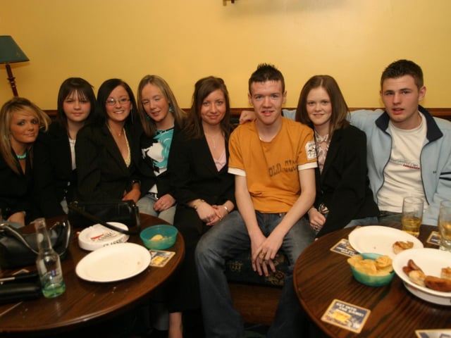 Party celebrations back in 2004: Cathal O'Donnell.
