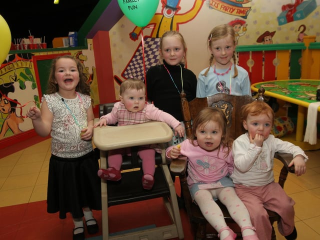 Ava Macrae with family celebrating her birthday back in 2005.