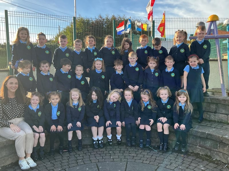 Mrs Niamh Roddy's P1 class, Faughanvale Primary School.