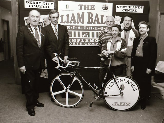 Liam Ball Triathlon launch.