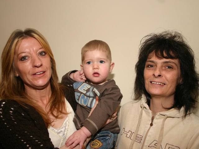 Shea Ward pictured with grannies Carol and Gearldine at his First Birthday Party. 9460dd : .