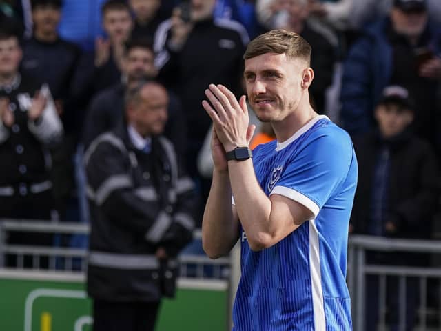 Derry City target Gavin Whyte pictured while at Portsmouth last season.