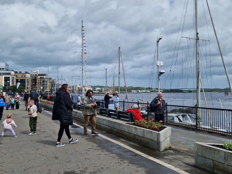 Scenes from the Foyle Maritime Festival on Friday afternoon.