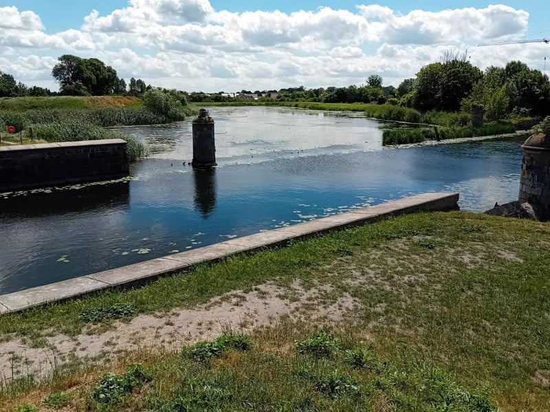A view of the Motlawa passage from the Stone Sluice (Kamienna Śluza).