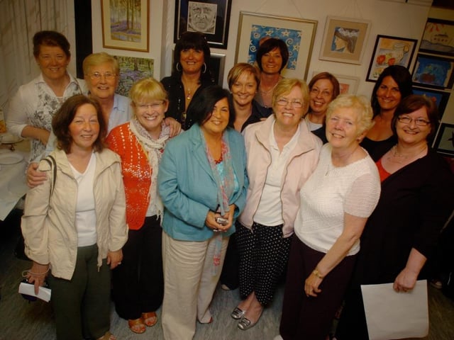 Local artist pictured at the opening of an exhibtition at the Eden Place Arts Centre. (1806SL19) Photo: Stephen Latimer