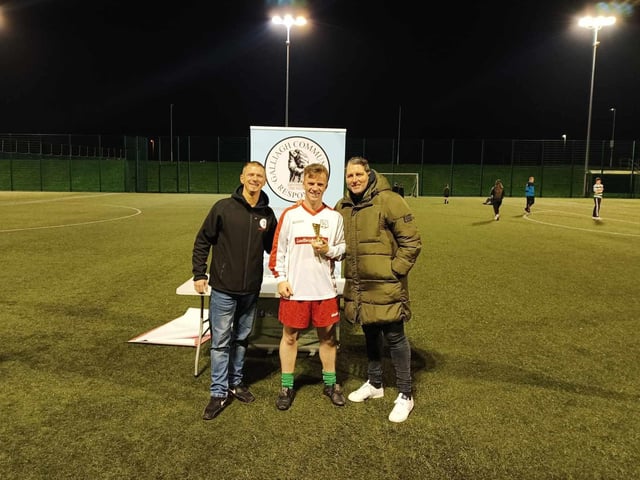 Paddy Mahon, Caitlin's uncle, who was top goal-scorer.
