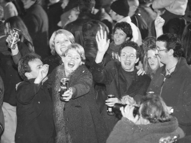 Millennium celebrations in Derry city centre.
