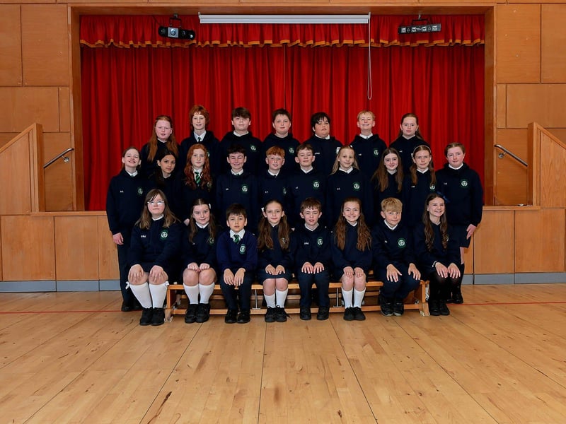 Mrs Moore’s P7 class at St Patrick’s Primary School.