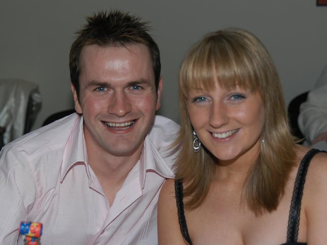 Ringing in the New Year at the New Year's Eve Party in the Tower Hotel on December 31 2004.