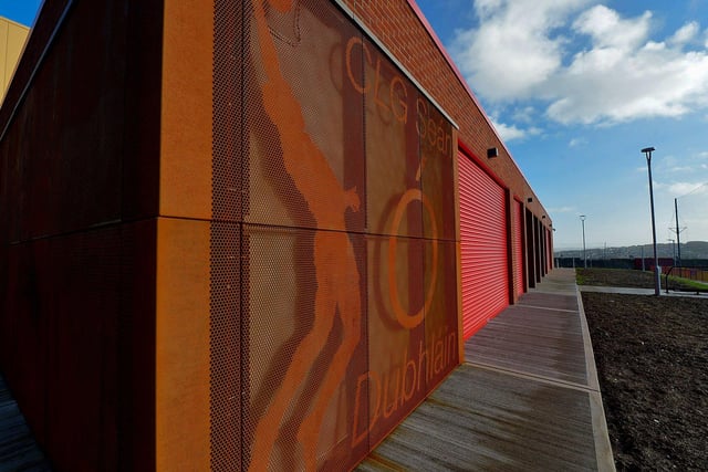 Exterior view of the extension to Sean Dolans GAC  clubhouse pavilion. Photo: George Sweeney. DER2305GS – 81