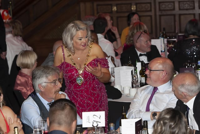 Councillor Sandra Duffy hosted the annual Mayor's Ball in the Guildhall on Friday in aid of the Mayor's chosen charity, First Housing Aid and Support Services.